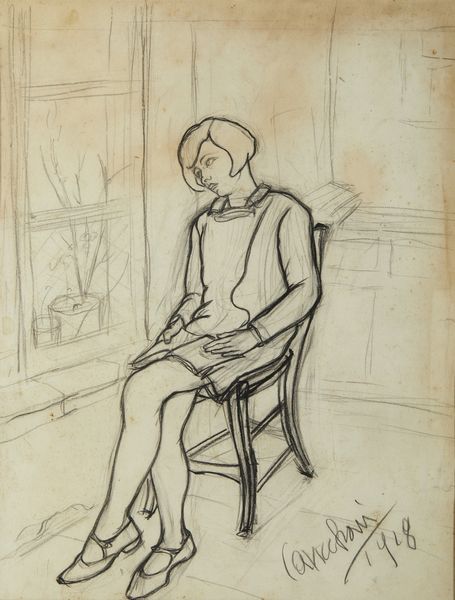 CAVICCHINI ARTURO (1907 - 1942) : Donna seduta,  - Asta Asta 418 | ARTE MODERNA E CONTEMPORANEA Online - Associazione Nazionale - Case d'Asta italiane