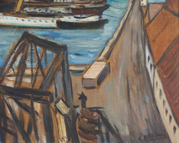 VIVIANI GIUSEPPE (1898 - 1965) : Porto.  - Asta Asta 418 | ARTE MODERNA E CONTEMPORANEA Online - Associazione Nazionale - Case d'Asta italiane