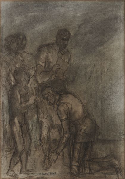 CARRA' CARLO (1881 - 1966) : Don Chisciotte armato cavaliere. II.  - Asta Asta 418 | ARTE MODERNA E CONTEMPORANEA Online - Associazione Nazionale - Case d'Asta italiane