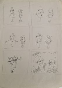 LODOLO FILM - Dalla serie sketches dei Posteros. Lotto composto da n.2 fogli.