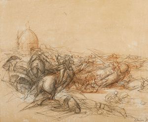 TOMMASI FERRONI RICCARDO (1934 - 2000) - La battaglia.