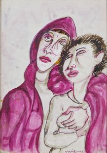 MIGNECO GIUSEPPE (1908 - 1997) - Innamorati.