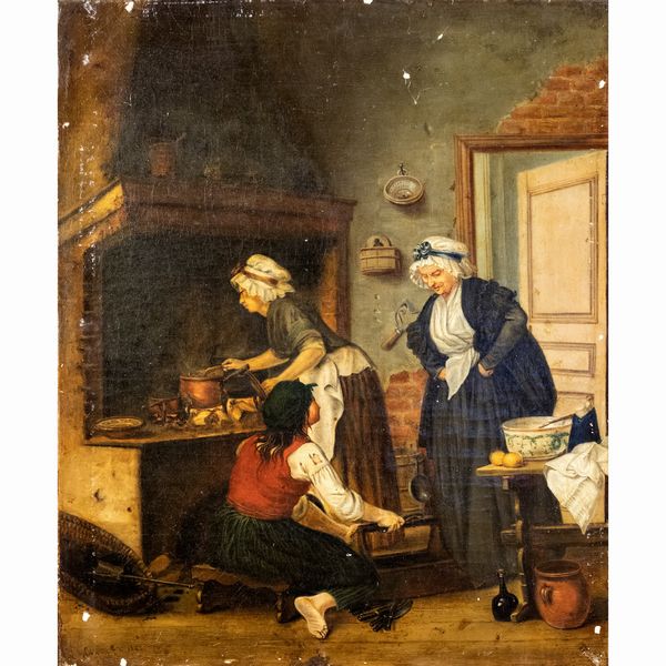 Pittore italiano  - Asta Asta a Tempo Web Only - Associazione Nazionale - Case d'Asta italiane