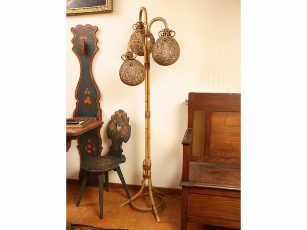 Piantana in bamb�  - Asta Due collezioni pisane - Associazione Nazionale - Case d'Asta italiane