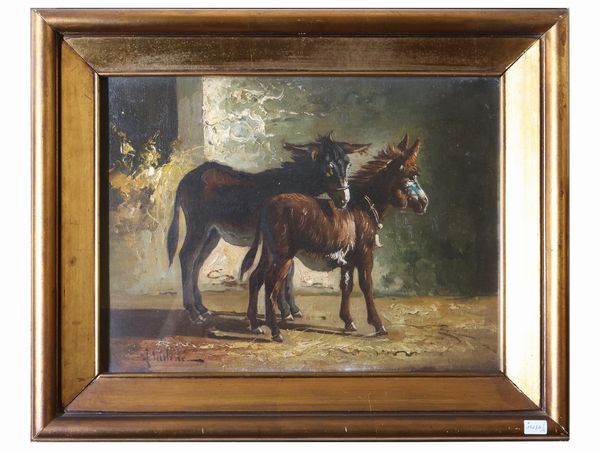 Lotto di dipinti  - Asta Due collezioni pisane - Associazione Nazionale - Case d'Asta italiane