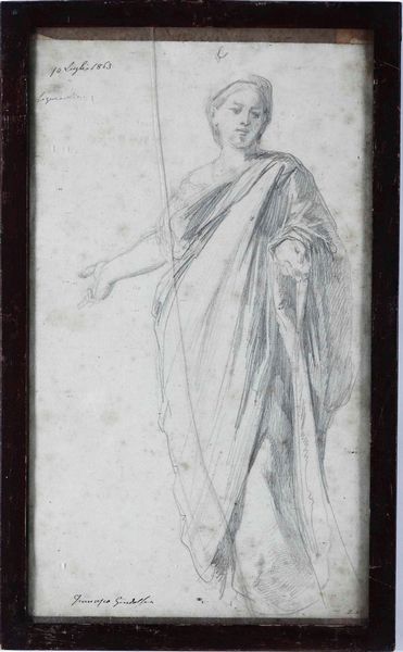 Francesco Gandolfi (1824-1873) Figura classica  - Asta Opere del XIX e XX secolo - Associazione Nazionale - Case d'Asta italiane