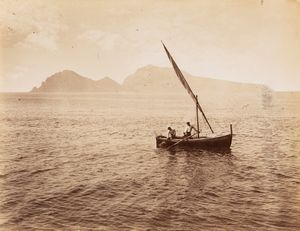 Pasquale e Achille Esposito - Capri presa da mare