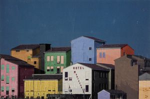 Franco Fontana - Sottomarina di Chioggia, progetto per colore