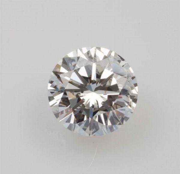 Diamante taglio a brillante di ct 2,78, colore J, caratteristiche interne VS1  - Asta Fine Jewels - Associazione Nazionale - Case d'Asta italiane