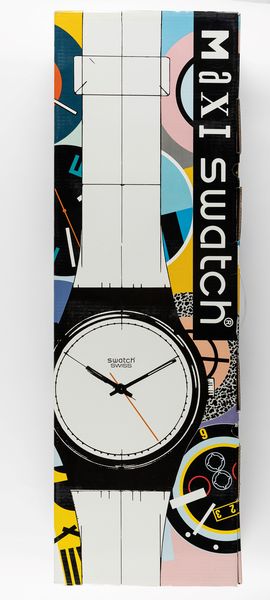 Swatch : Maxi orologio da parete - Graphickers (GK208)  - Asta Swatch  - Associazione Nazionale - Case d'Asta italiane