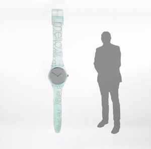 Swatch : Maxi orologio da parete - Silence (S202)  - Asta Swatch  - Associazione Nazionale - Case d'Asta italiane