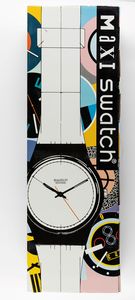 Swatch : Maxi orologio da parete - Silence (S202)  - Asta Swatch  - Associazione Nazionale - Case d'Asta italiane