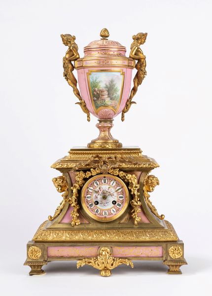Orologio da appoggio francese, Napoleone III  - Asta Arredi  - Associazione Nazionale - Case d'Asta italiane