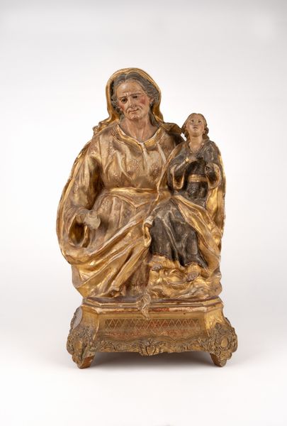 Scultura in legno intagliato e dorato. Manifattura napoletana secolo XVIII  - Asta Arredi  - Associazione Nazionale - Case d'Asta italiane