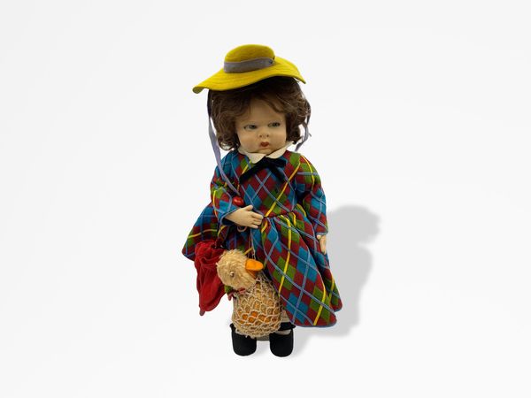 LENCI : Bambola serie 1500, chiamata Grugnetto  - Asta Giocattoli d'Epoca - Associazione Nazionale - Case d'Asta italiane