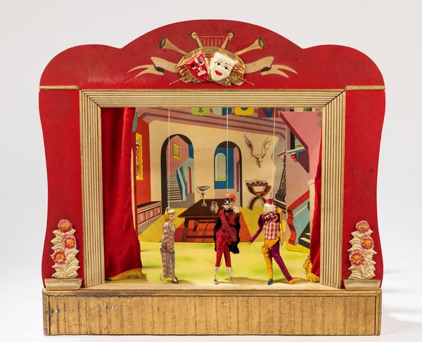 Teatro con marionette  - Asta Giocattoli d'Epoca - Associazione Nazionale - Case d'Asta italiane