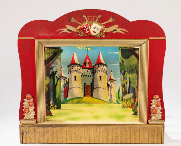 Teatro con marionette  - Asta Giocattoli d'Epoca - Associazione Nazionale - Case d'Asta italiane