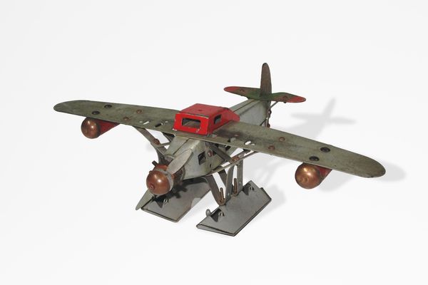 Metalgraf : Idrovolante Spirit of St.Luis  - Asta Giocattoli d'Epoca - Associazione Nazionale - Case d'Asta italiane