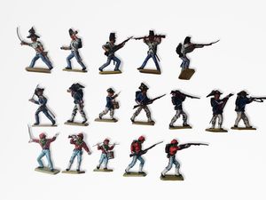 Landi - Set di soldati Risorgimentali: Austriaci, Bersaglieri e Garibaldini (20 pezzi)
