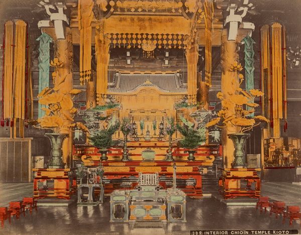 Anonimo : Interior Chion Temple Kioto  - Asta Incanti d'Asia - Associazione Nazionale - Case d'Asta italiane