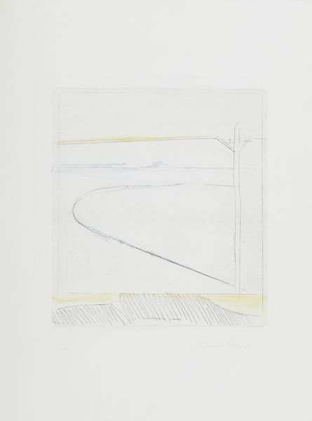 Piero Guccione : Zona d'ombra  - Asta Asta Estiva di Arte Moderna e Contemporanea - Associazione Nazionale - Case d'Asta italiane