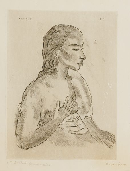 Moses Levy : Modella  - Asta Asta Estiva di Arte Moderna e Contemporanea - Associazione Nazionale - Case d'Asta italiane