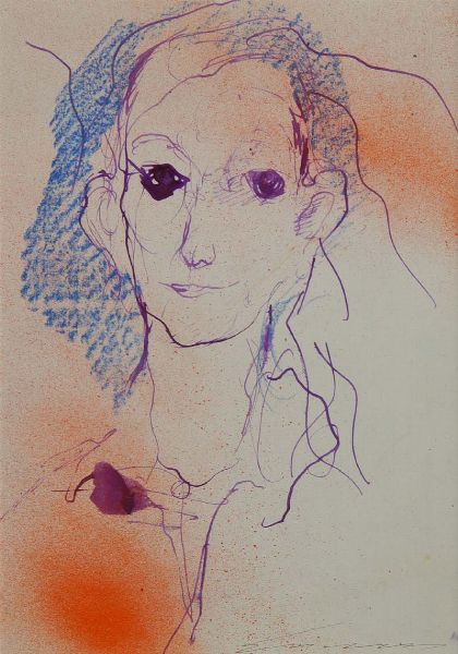 Ernesto Treccani : Volto  - Asta Asta Estiva di Arte Moderna e Contemporanea - Associazione Nazionale - Case d'Asta italiane