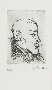 MINO MACCARI - Ritratto di Morandi