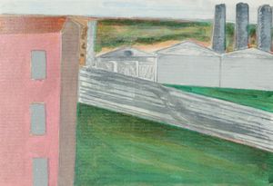 FRANCO ANGELI : Porta rossa  - Asta Asta Estiva di Arte Moderna e Contemporanea - Associazione Nazionale - Case d'Asta italiane