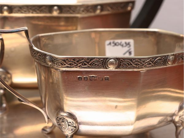 Servizio da t e caff in metallo argentato  - Asta Deballage. Occasioni all'asta - Associazione Nazionale - Case d'Asta italiane