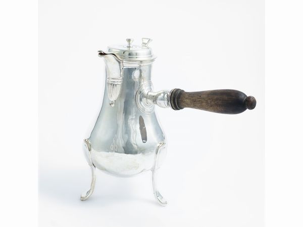 Cioccolatiera in metallo argentato  - Asta Deballage. Occasioni all'asta - Associazione Nazionale - Case d'Asta italiane