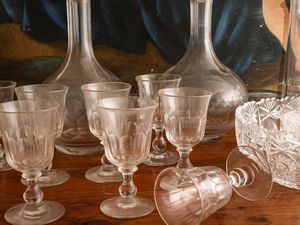 Assortimento di accessori in cristallo d'epoca  - Asta Deballage. Occasioni all'asta - Associazione Nazionale - Case d'Asta italiane