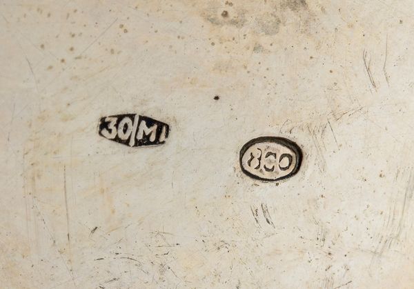 Tankard italiano in argento - Milano 1935-1945, argentiere MALINVERNI UMBERTO  - Asta Gioielli, orologi, argenti e penne - Associazione Nazionale - Case d'Asta italiane