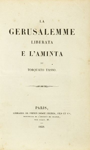 DANTE ALIGHIERI : La Divina Commedia.  - Asta Autografi e manoscritti, Futurismo, libri del Novecento e libri d'artista [Parte I] - Associazione Nazionale - Case d'Asta italiane
