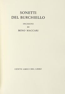 BURCHIELLO - Sonetti [...]. Incisioni di Mino Maccari.