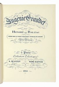 HONORÉ (DE) BALZAC - Eugénie Grandet. Nouvelle édition ornée de trente eaux-fortes originales en couleurs par Pierre Brissaud.
