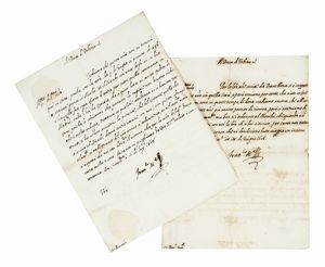 FRANCESCO MARIA II DELLA ROVERE - 4 lettere con firme autografe.