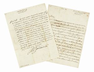 COSIMO II (DE) MEDICI - Lettera con firma autografa inviata a Giulio da Montauto.