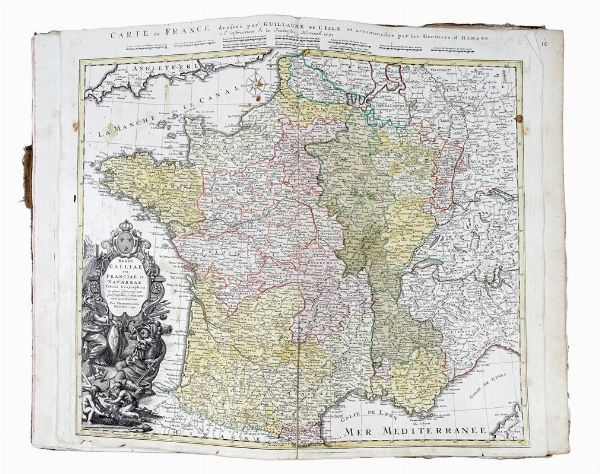 JOHANN BAPTIST HOMANN : Atlas Novus terrarum orbis imperia [...] Somannischer Atlas von Sundert Landfarten.  - Asta Libri a stampa dal XV al XIX secolo [Parte II] - Associazione Nazionale - Case d'Asta italiane