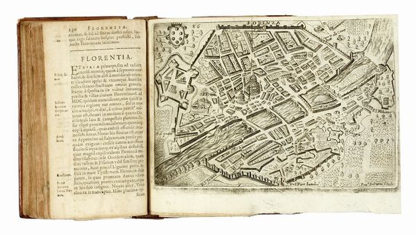 JOHANN HENRICUS PFLAUMERN : Ioan. Henrici a Pflaumern IC. Mercurius Italicus, hospiti fidus per Italiae praecipuas regiones & urbes dux, indicans, explicans quaecumque in iis sunt visu ac scitu digna.  - Asta Libri a stampa dal XV al XIX secolo [Parte II] - Associazione Nazionale - Case d'Asta italiane