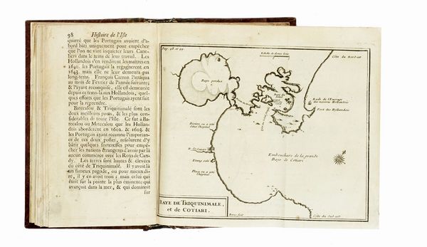 JOAO RIBEYRO : Histoire de l'Isle de Ceylan.  - Asta Libri a stampa dal XV al XIX secolo [Parte II] - Associazione Nazionale - Case d'Asta italiane