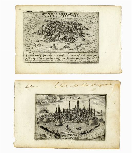 FRANCESCO VALESIO : [Raccolta di le piu illustri et famose citta' di tutto il mondo].  - Asta Libri a stampa dal XV al XIX secolo [Parte II] - Associazione Nazionale - Case d'Asta italiane