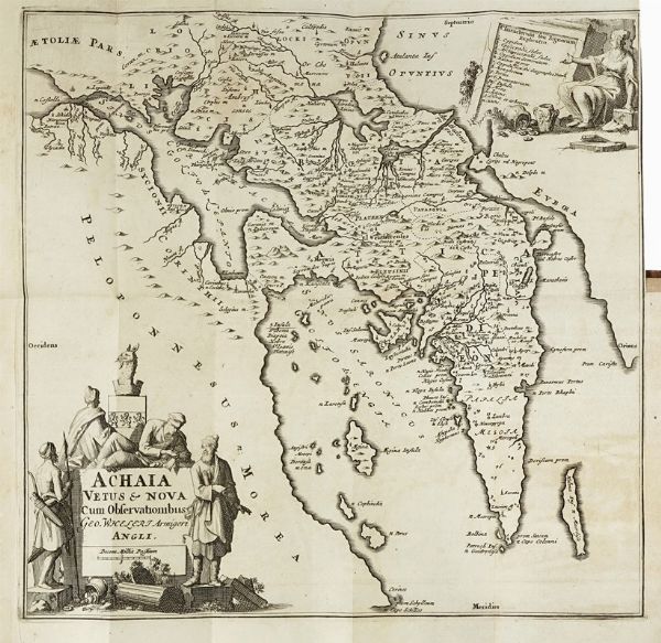 GEORGE WHELER : Voyage de Dalmatie, de Grce et du Levant. Tome premier (-second).  - Asta Libri a stampa dal XV al XIX secolo [Parte II] - Associazione Nazionale - Case d'Asta italiane