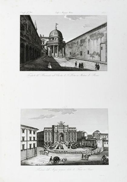 Attilio Zuccagni Orlandini : Atlante geografico degli stati italiani delineato sopra le migliori e pi moderne mappe per servire di corredo alla Corografia fisica storica e statistica dell'Italia. Volume I (-II).  - Asta Libri a stampa dal XV al XIX secolo [Parte II] - Associazione Nazionale - Case d'Asta italiane