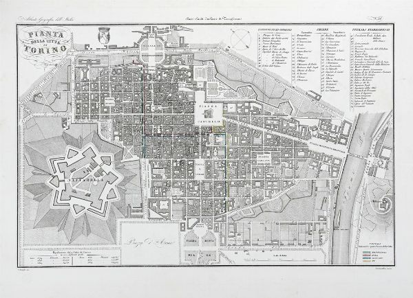 Attilio Zuccagni Orlandini : Atlante geografico degli stati italiani delineato sopra le migliori e pi moderne mappe per servire di corredo alla Corografia fisica storica e statistica dell'Italia. Volume I (-II).  - Asta Libri a stampa dal XV al XIX secolo [Parte II] - Associazione Nazionale - Case d'Asta italiane
