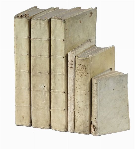 Scipione Ammirato : Istorie fiorentine [...] Parte prima tomo primo (-parte seconda).  - Asta Libri a stampa dal XV al XIX secolo [Parte II] - Associazione Nazionale - Case d'Asta italiane