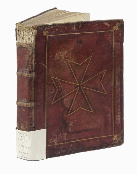 Cavalieri di Santo Stefano : Statuti, capitoli et constitutioni del Ordine di Santo Stephano.  - Asta Libri a stampa dal XV al XIX secolo [Parte II] - Associazione Nazionale - Case d'Asta italiane