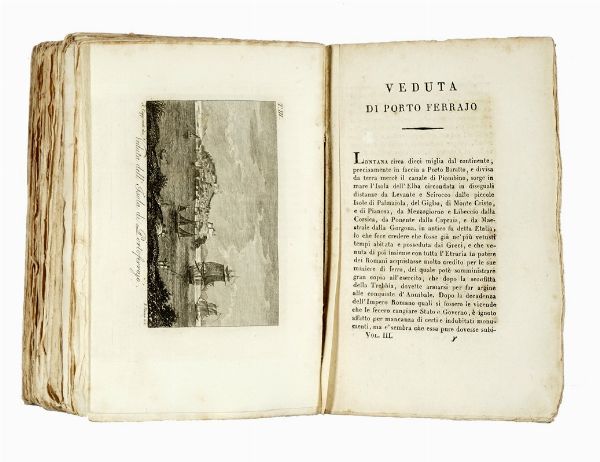 Francesco Fontani : Il viaggio pittorico della Toscana. Edizione terza [...] Vol. I (-VI).  - Asta Libri a stampa dal XV al XIX secolo [Parte II] - Associazione Nazionale - Case d'Asta italiane