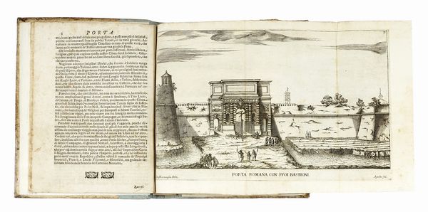 CARLO BARTOLOMEO TORRE : Il ritratto di Milano, diviso in tre libri [...] Nel quale vengono descritte tutte le antichit, e modernit, che vedevansi, e che si vedono nella citt di Milano...  - Asta Libri a stampa dal XV al XIX secolo [Parte II] - Associazione Nazionale - Case d'Asta italiane