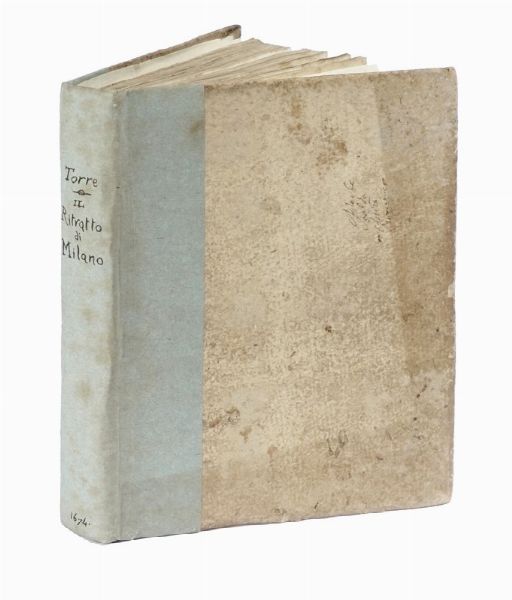 CARLO BARTOLOMEO TORRE : Il ritratto di Milano, diviso in tre libri [...] Nel quale vengono descritte tutte le antichit, e modernit, che vedevansi, e che si vedono nella citt di Milano...  - Asta Libri a stampa dal XV al XIX secolo [Parte II] - Associazione Nazionale - Case d'Asta italiane
